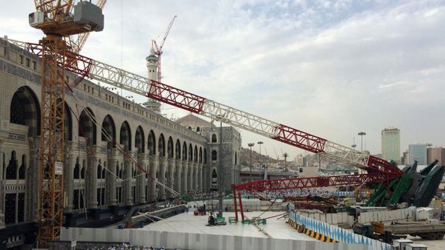 Crane Jatuh menimpa Masjidil Haram. Sumber: google.com
