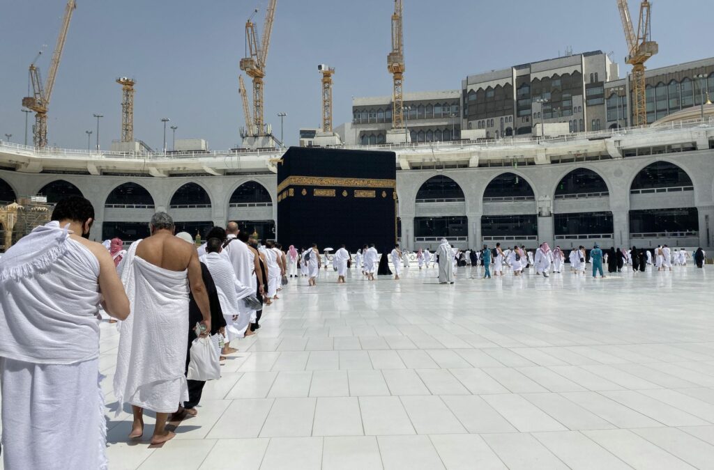 gambar jamaah umroh di Tanah Suci. sumber: riauin.com