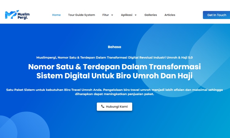 Software manajemen umroh MuslimPergi, Sumber: muslimpergi.com