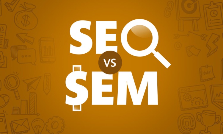 Perbedaan antara SEO dan SEM, Sumber: litmusbranding.com