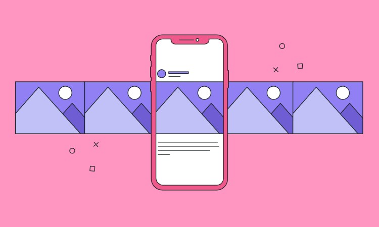 Tentang konten carousel, Sumber: sproutsocial.com