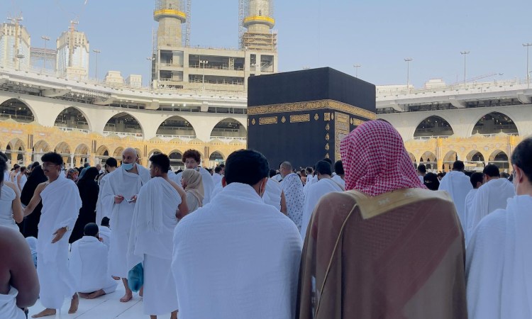 Kelompok jamaah haji, Sumber: pexels.com